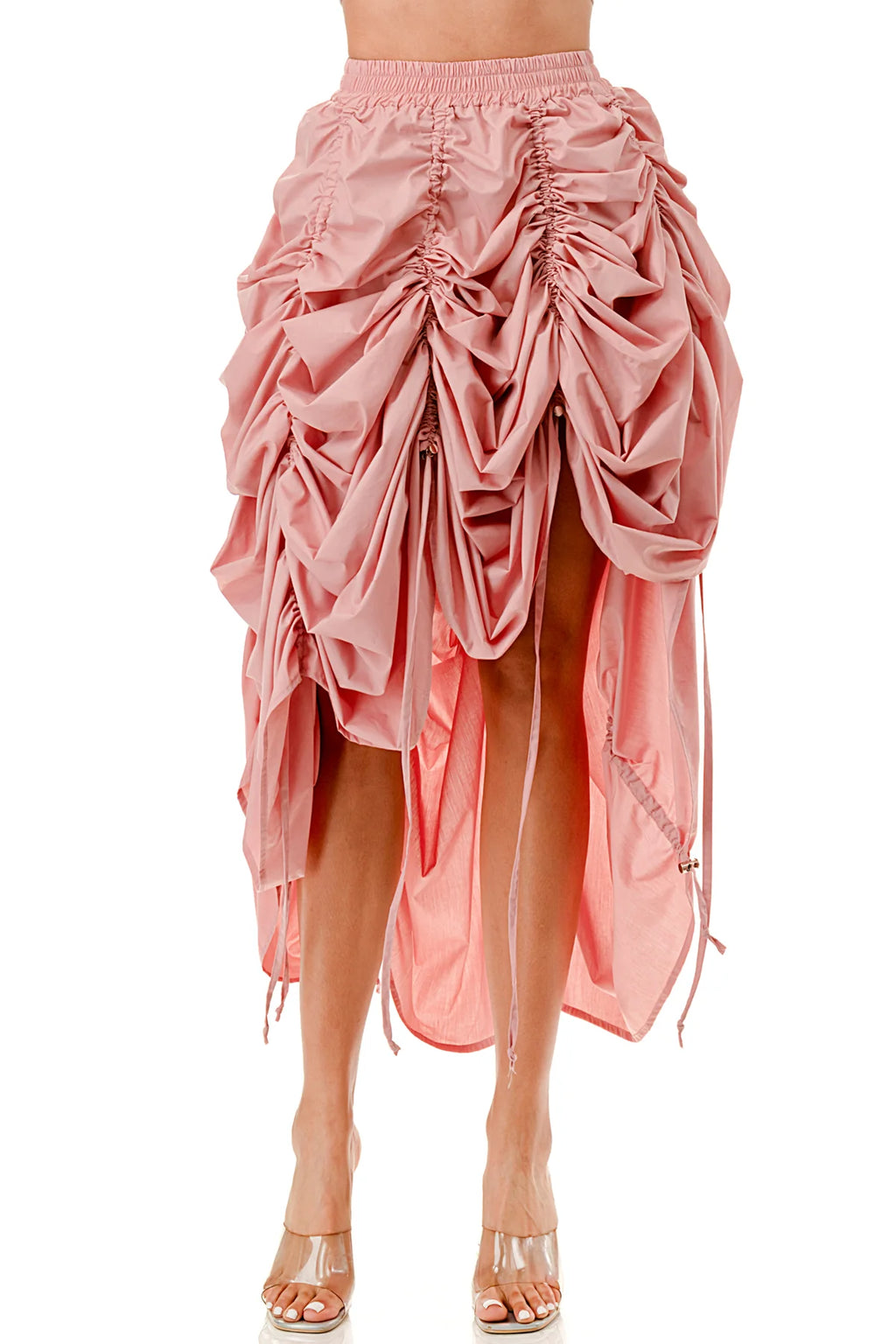 Alexa Drawstring Skirt Pink