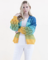 Sophia Cardigan Turquoise Multi