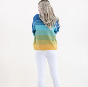 Sophia Cardigan Turquoise Multi