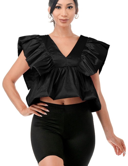Pompano Blouse Black