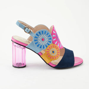 Azura by Spring Step Embroidery Navy Multi