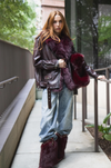 Aurelia Coat Burgundy