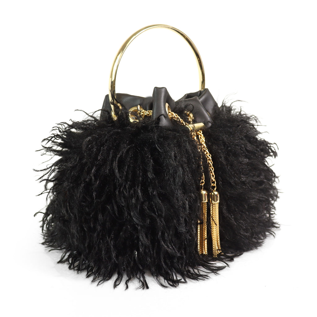 Fluffy Bag Black