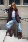 Aurelia Coat Burgundy