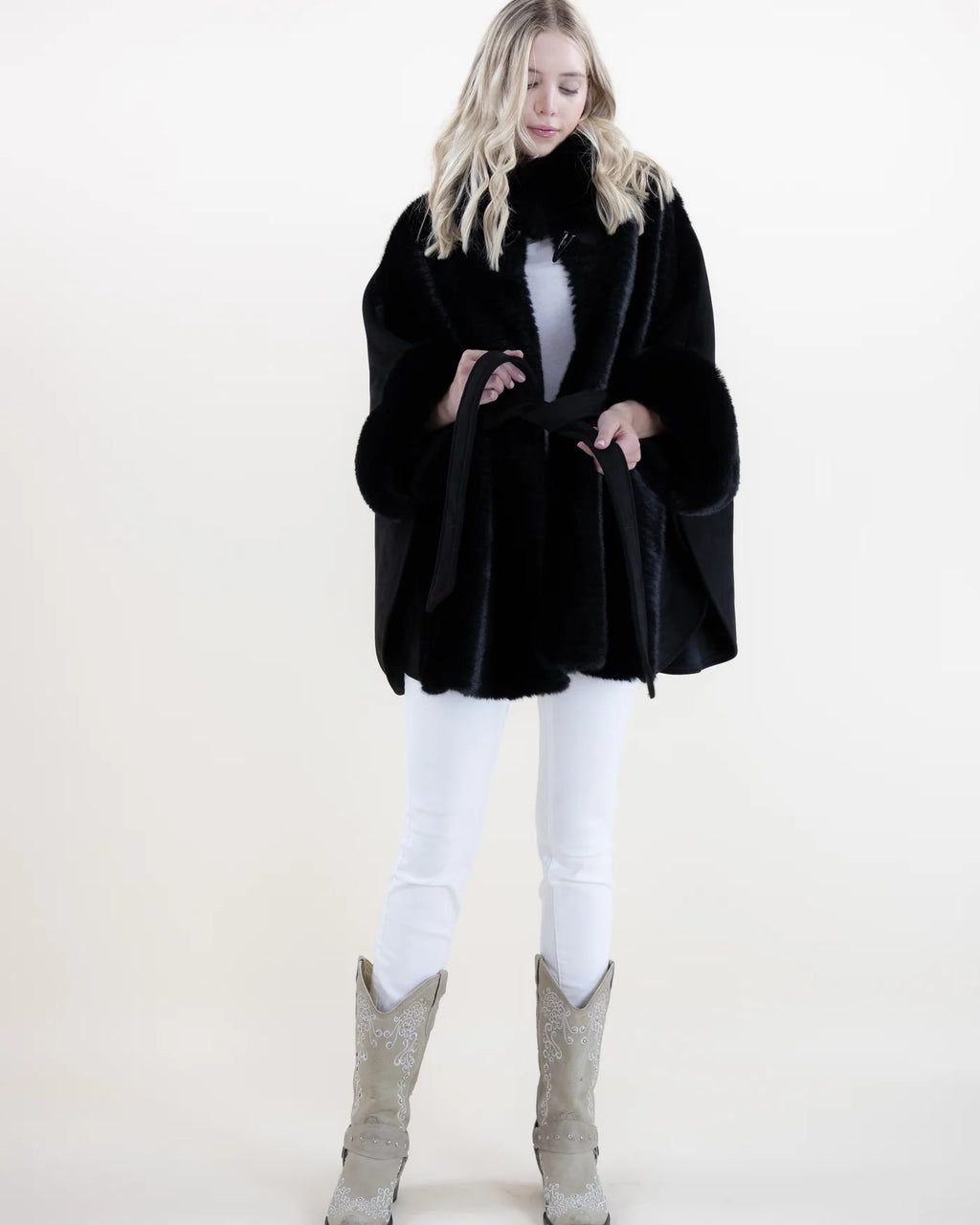 Caleb Cape Black
