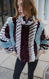 Inez Fur Coat Multi