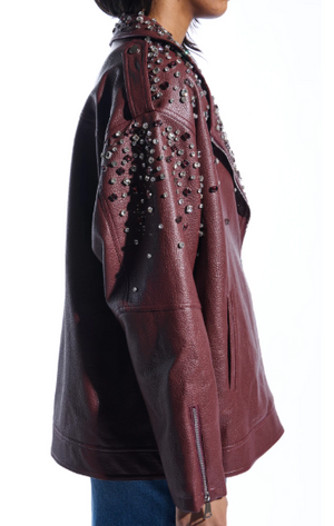 Catrine Coat Burgundy