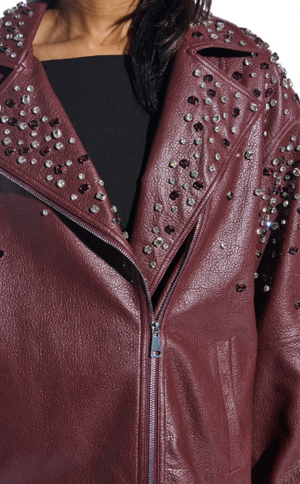 Catrine Coat Burgundy