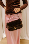 Gloria Fur Bag Chocolate