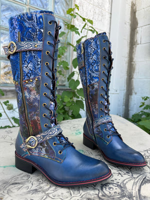 L'Artiste by Spring Step Vaneyck Blue Multi