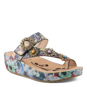 L'Artiste by Spring Step Blissbloom Navy Multi