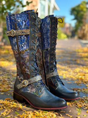 L'Artiste by Spring Step Vaneyck Blue Multi