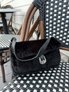 Gloria Fur Bag Black