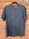 Parker Rhinestone T-Shirt Black