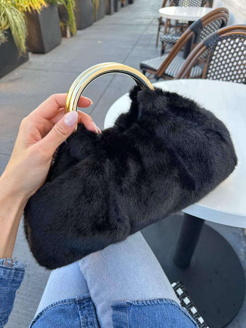 Keala Fur Bag Black
