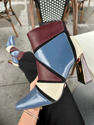 Ninety Union Feebe Burgundy Blue Multi