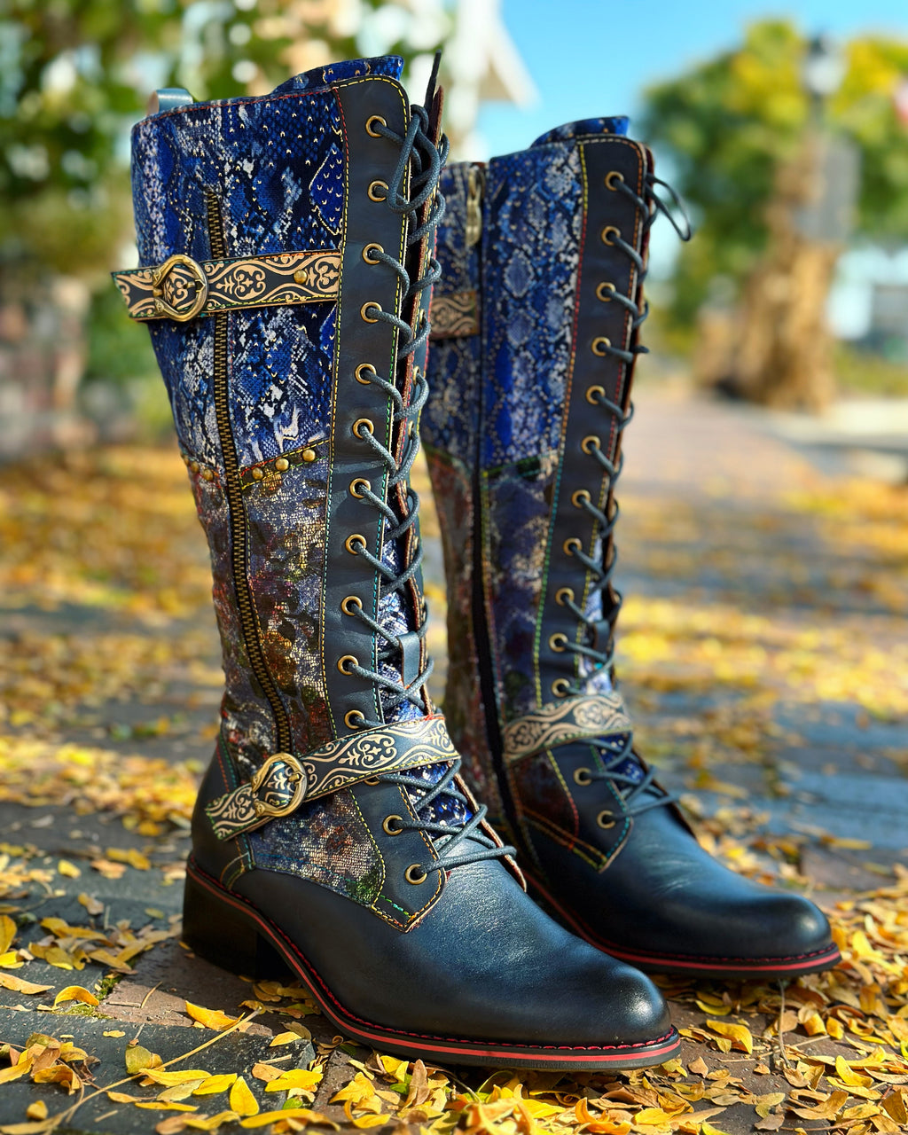 L'Artiste by Spring Step Vaneyck Blue Multi