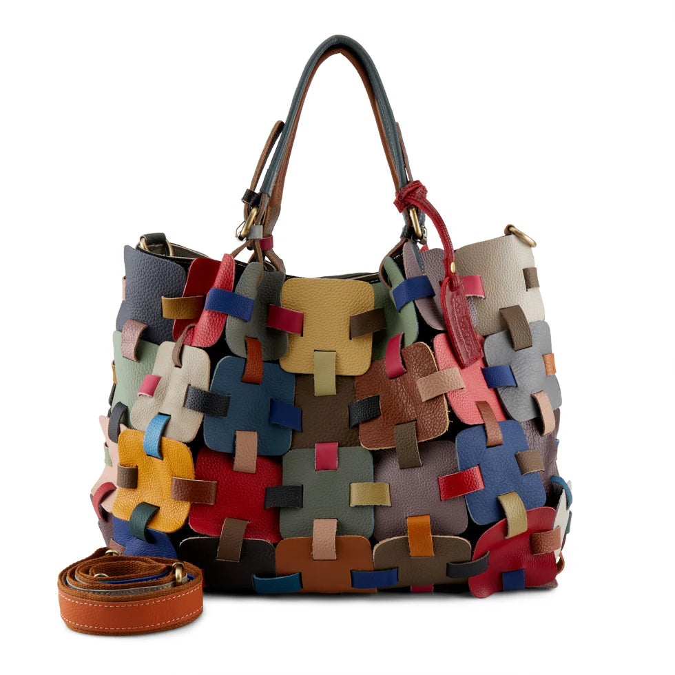 L'Artiste by Spring Step HB-Quilted Handbag Rainbow