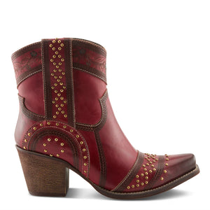 L'Artiste by Spring Step Saddleup Dark Red Multi