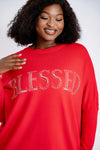 Blessed Sweater Red