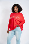 Blessed Sweater Red