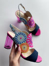Azura by Spring Step Embroidery Navy Multi