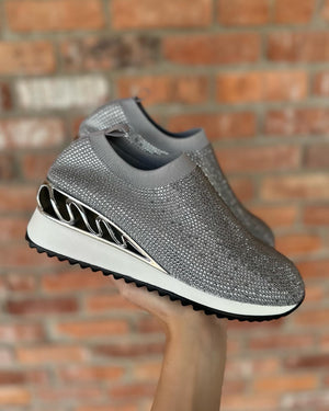 Lady Couture Bella Sneaker Silver