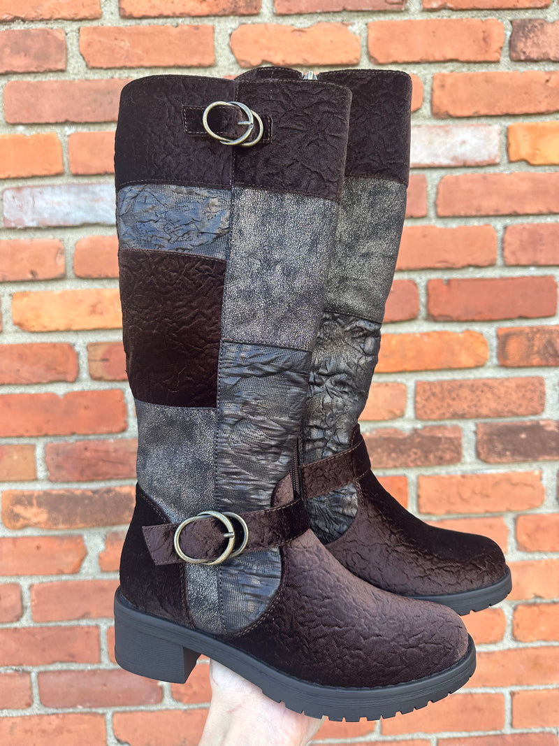 Patrizia by Spring Step Collage-Viv Chocolate