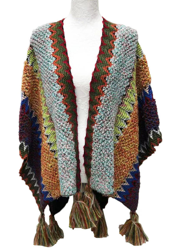 Jamie Shawl Turquoise Black Green