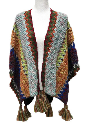 Jamie Shawl Turquoise Black Green