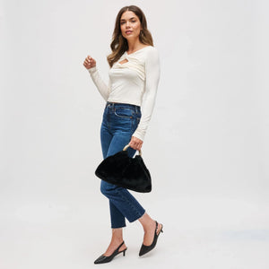 Keala Fur Bag Black