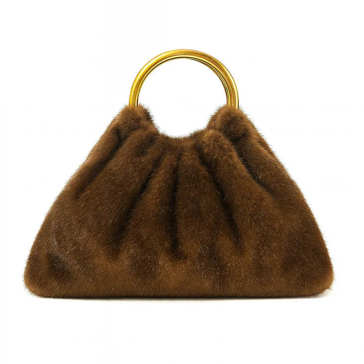 Keala Fur Bag Chocolate