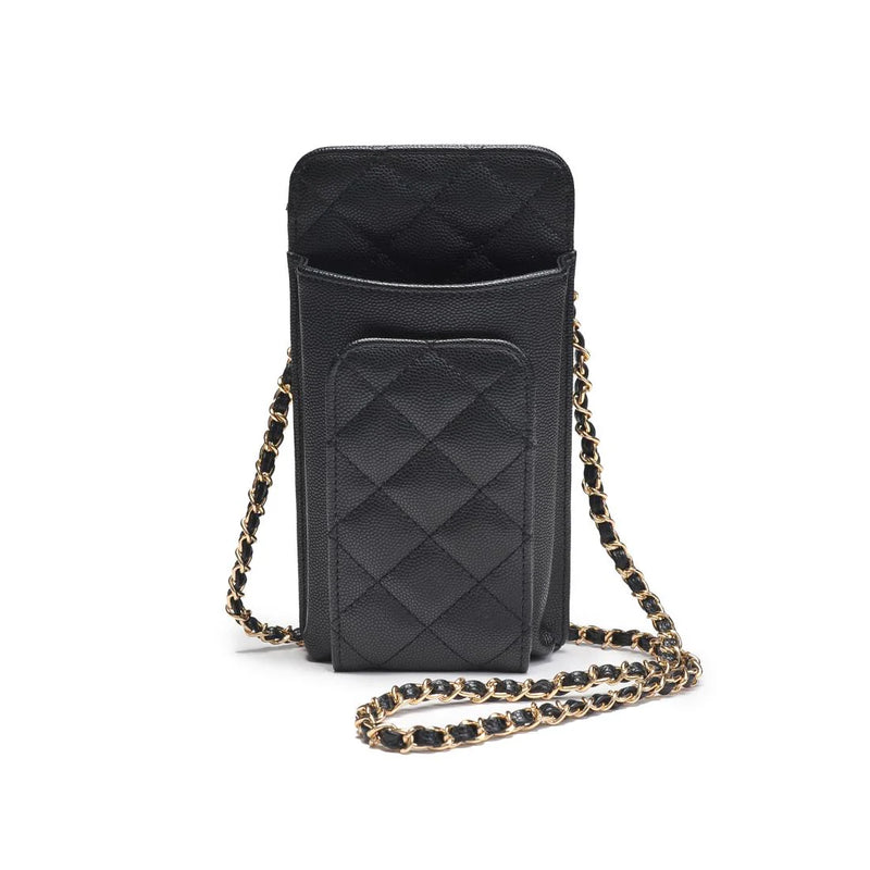 Brianna Cell Phone Crossbody Black