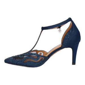 J. Renee Lisha Navy Satin