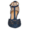 J. Renee Lisha Navy Satin