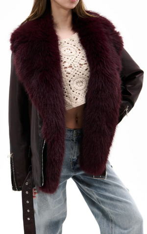 Aurelia Coat Burgundy