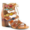 L'Artiste by Spring Step Artdeco Camel Multi