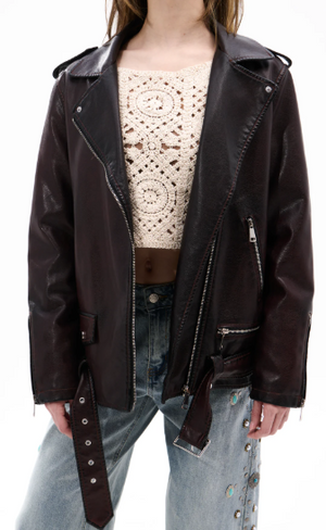 Aurelia Coat Burgundy