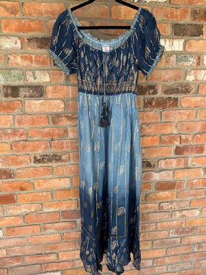 Caroline Dress Blue
