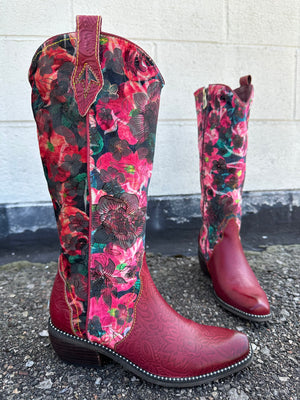L'Artiste by Spring Step Rodeoqueen Red Multi