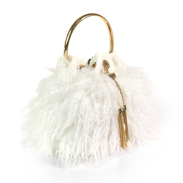 Fluffy Bag White