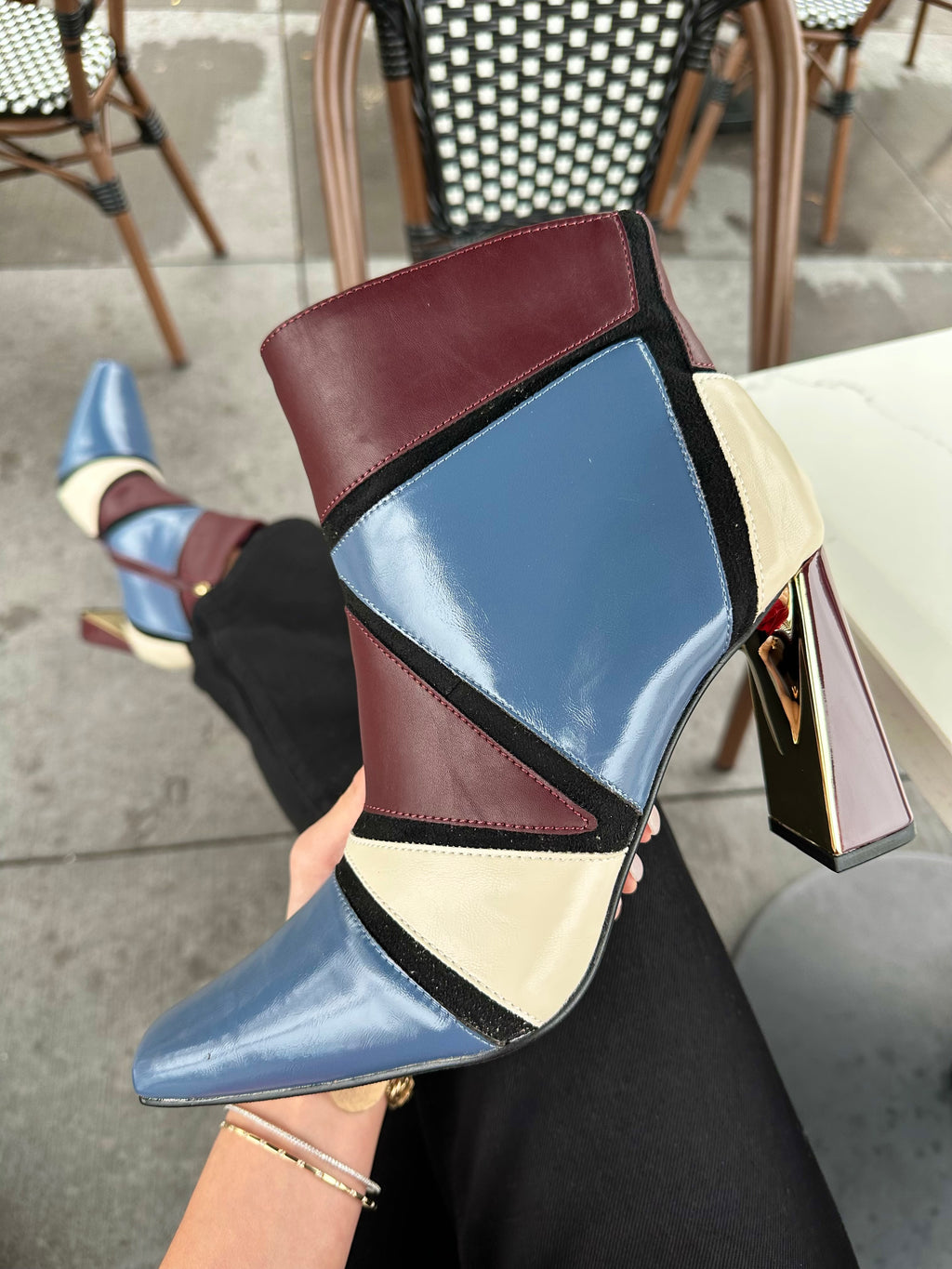 Ninety Union Feebe Burgundy Blue Multi