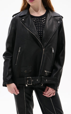 Azalea Wang Aurelia Coat Black