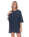 Parker Rhinestone T-Shirt Navy