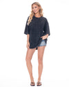 Parker Rhinestone T-Shirt Black