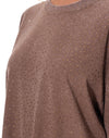 Parker Rhinestone T-Shirt Brown