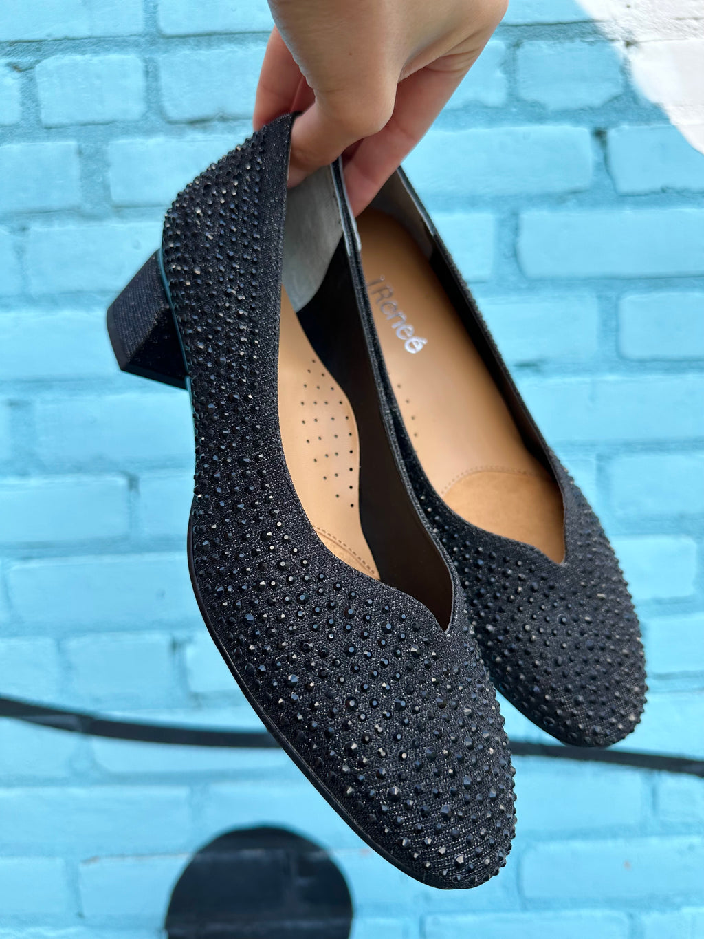 J. Renee Bielle Black Glitter