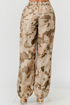 Indy Cargo Pant Beige Camo