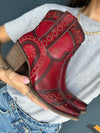 L'Artiste by Spring Step Saddleup Dark Red Multi