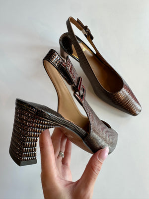 J Renee Hadyn Cognac Lizard